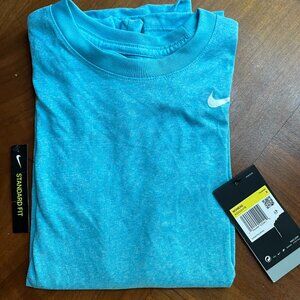 NWT Women's Nike short sleeve athletic top, bright blue, small